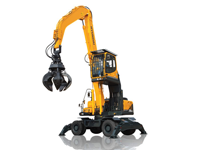 Аренда перегружателя с подъёмной кабиной — грейферного погрузчика в Краснодаре