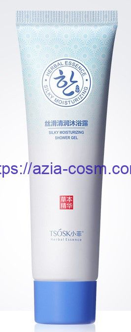 Tsosk Silky Shower Gel with Sage, Goji and Lemongrass - Travel Series (51832)